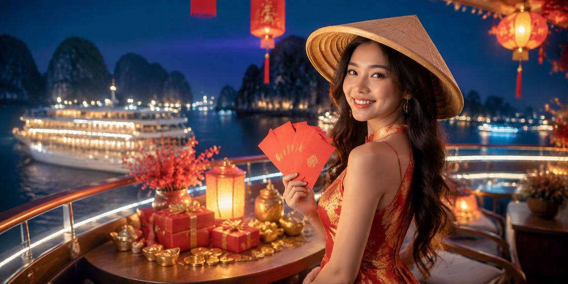 Người dùng Việt Nam nhận thưởng phong bao đỏ tại vịnh Hạ Long qua rw88
