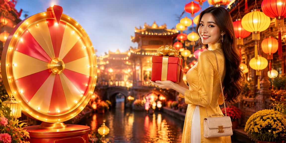 Người chơi may mắn tham gia quay thưởng Jackpot tại Hội An về đêm