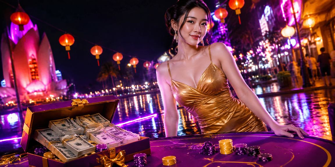 Người chơi xem điều khoản sử dụng dịch vụ tại khu vực casino Nha Trang về đêm